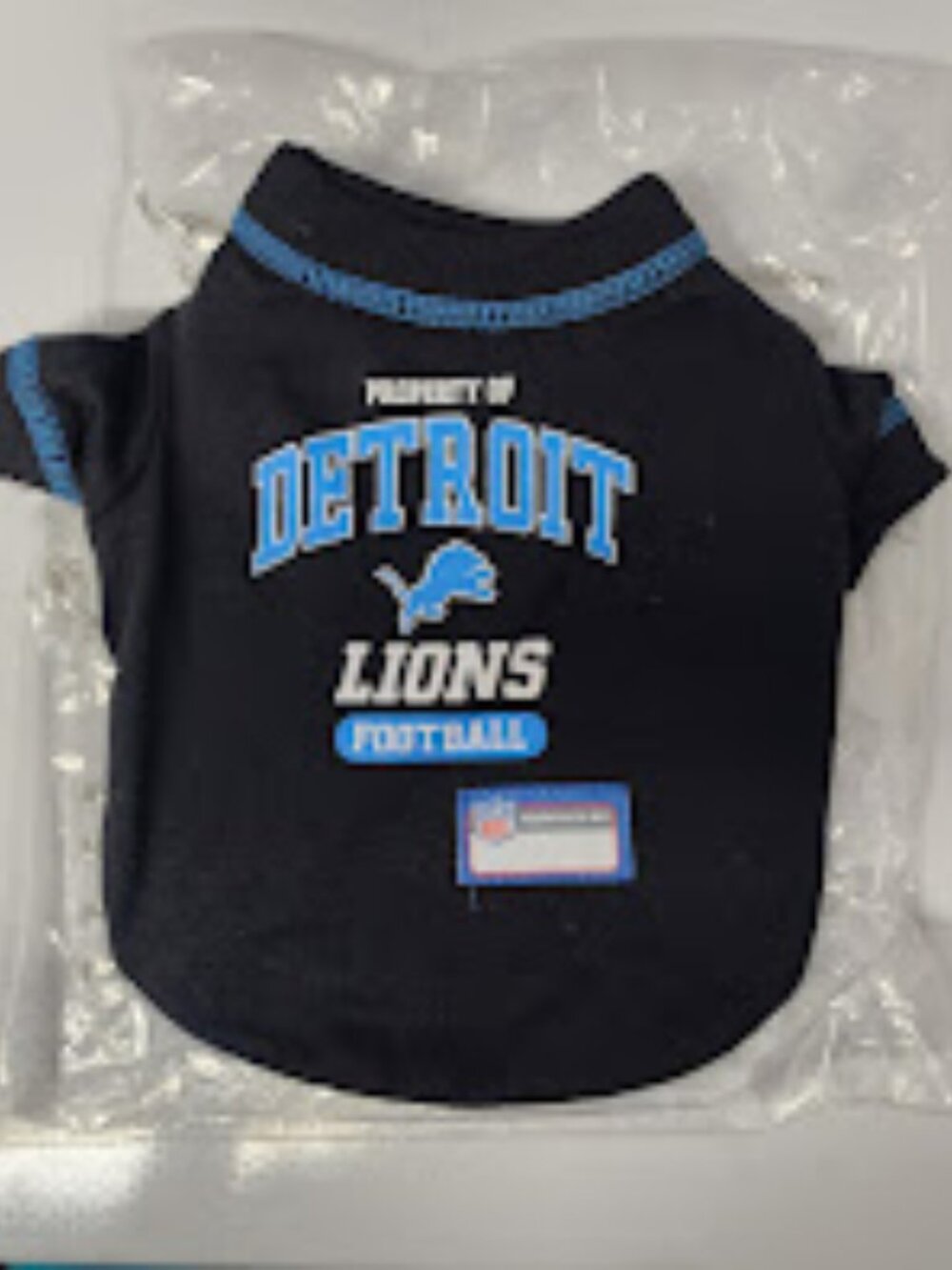 NWT Detroit Lions Doggy Tee Shirt Football XS